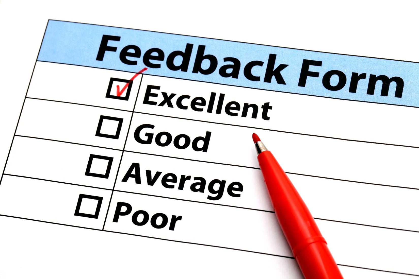 product evaluation form